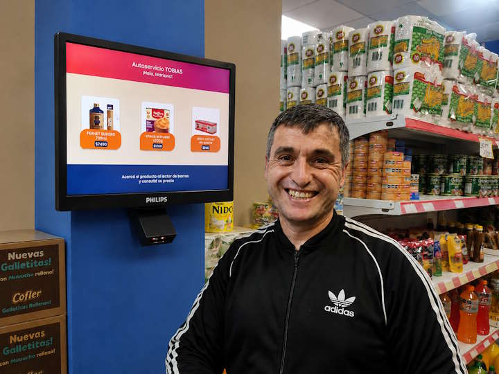 Pantalla mostrando oferta